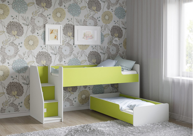 Детская выкатная кровать Легенда К402.41 в Киселевске